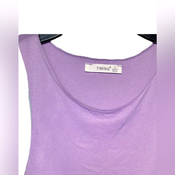 ❣️NWOT❣️ Timing Second Skin Lined Violet Bodysuit L - Picture 8 of 9